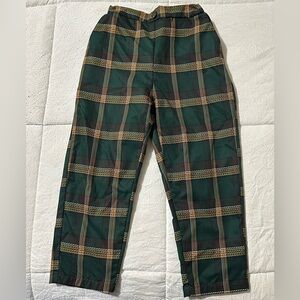 Toddler boys plaid pants